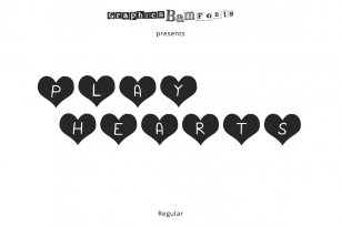 Play Hearts Regular Font Download