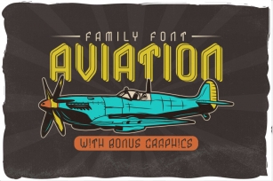 Aviation font Font Download