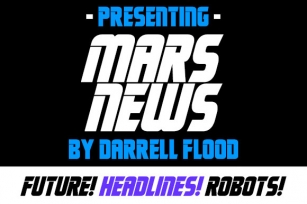 Mars News Font Download
