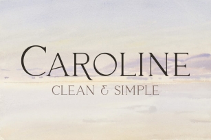 Caroline - Minimal Modern Typeface Font Download