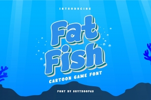 Fat Fish - Ocean Gaming Font Download