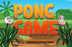 Pong Game Font Download