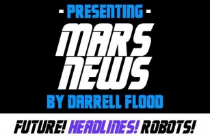 Mars News Font Download
