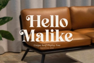 Hello Malike - Round Serif Font Font Download