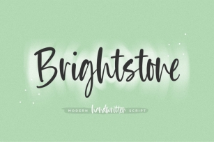 Brightstone Modern Handwritten Script Font Font Download