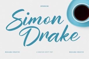 Simon Drake Script Font Font Download