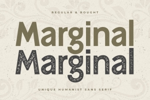 Marginal - Unique Humanist Sans Serif Font Download