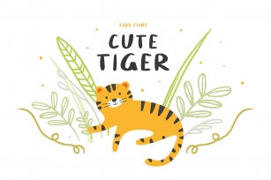 Cute Tiger Font Download