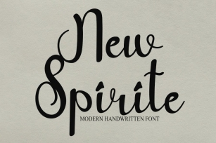 New Spirite Font Download