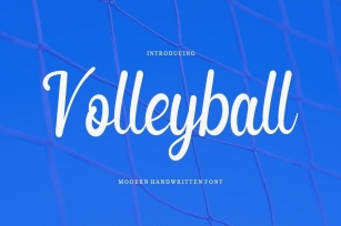Volleyball Font Download
