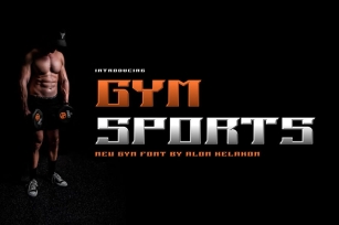 Gym Sports Font Download