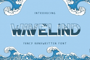 Wavelind | Fancy Handwritten Font Font Download