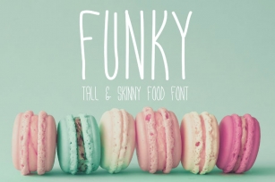 Funky - Tall & Skinny Typeface Font Download