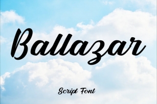 Ballazar Script Font Font Download
