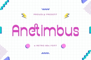 Anetimbus - A Retro 80's Font Font Download