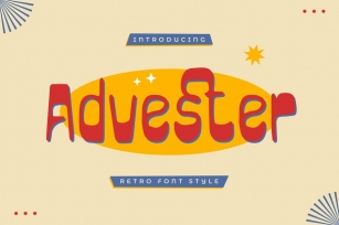 Advester - Retro Font Style Font Download