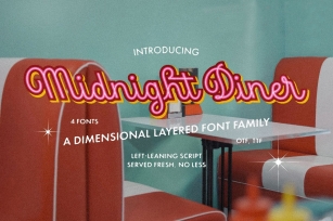 Midnight Diner Font Download