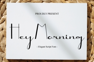 Hey Morning Font Download