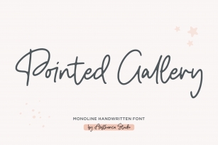 Pointed Gallery Font Download