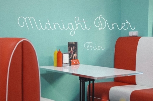 Midnight Diner Thin Font Download