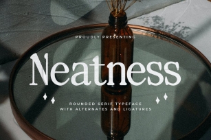 Neatness - Rounded Serif Typeface Font Download