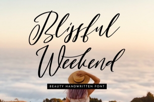 Blissful Weekend Font Download