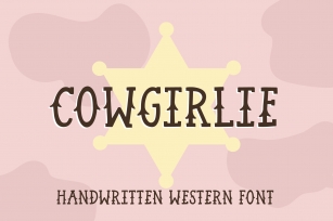 Cowgirlie Western Font Download