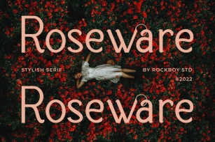 Roseware -  Modern Stylish Font Download