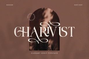 Charivist - Elegant Serif Typeface Font Download