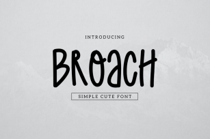 Broach Font Font Download
