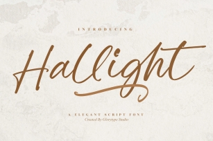 Hallight Font Download