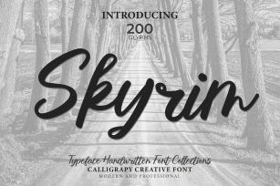 Skyrim Font Download