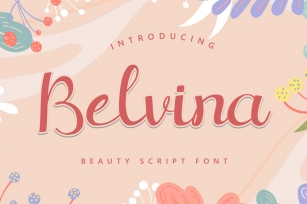 Belvina Script Font Font Download