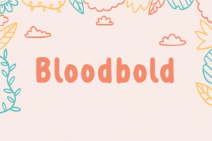 Bloodbold Font Download
