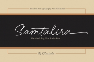 Samtalira - Handwriting Script Font Download