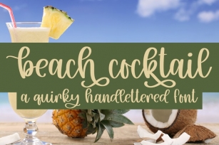 Beach Cocktail Font Download