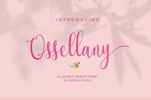 Ossellany Scrip Font Download