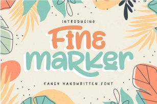 Fine Marker | Fancy Handwritten Font Font Download