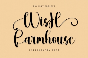 Wish Farmhouse Font Download
