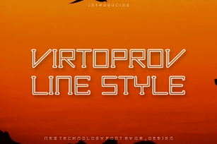Virtoprov Line Font Download