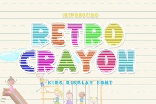 Retro Crayon Font Download