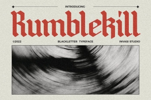 Rumblekill - Rounded Blackletter Font Download