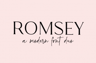 Romsey Modern Duo Font Download