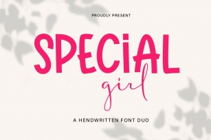 Special Girl Font Download