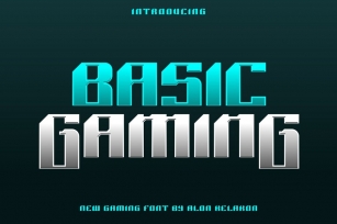Basic Gaming Font Download