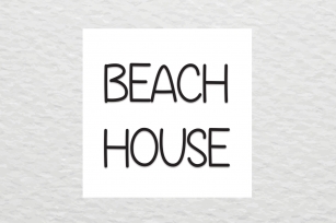 Beach House Font Download