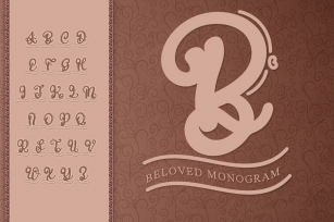 Beloved Monogram Font Download
