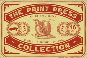 The Print Press Bundle Font Download