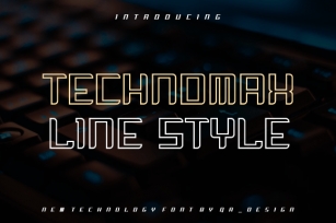 Technomax Line Font Download