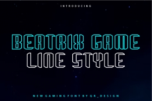 Beatrix Game Line Font Download